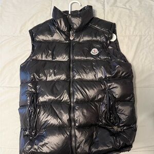 Moncler Shiny Black Puffer Jacket